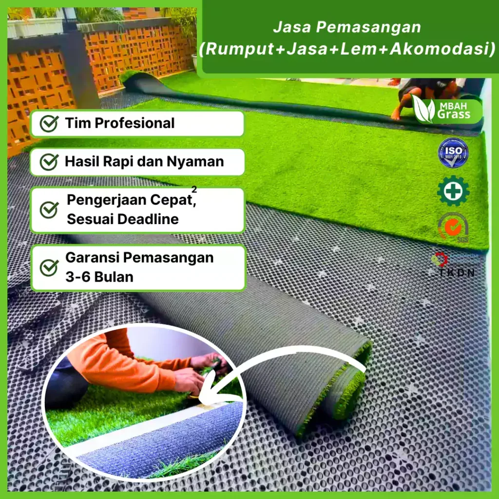 jasa pemasangan rumput sintetis